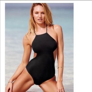 VS one piece bikini bathing suite with cut outs.